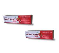 Patanjali Dant Kanti Fresh Active Gel Toothpaste - 80g (Pack of 2)