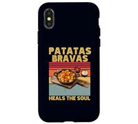Patatas Bravas Heals The Soul Spanish Cuisines Lover Funny Case for iPhone X/XS