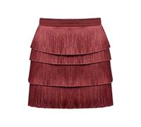 PatBO x Camila Coelho Amber fringed mini skirt - Brown 2-4-6