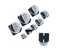 Patch 35V 25V Aluminum Electrolytic Capacitor 4.7UF/10UF/22UF/33UF/47UF/100UF/220UF/330UF/470UF SMD BIANMTSW(330UF 35V 10x10.5MM)