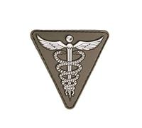 Patch 3D Medical PVC with hook backing, olive