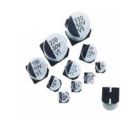 Patch 50V Aluminum Electrolytic Capacitor 1/2.2/3.3/10/22/33/47/100/220/330/470UF BIANMTSW(220UF 50V 10X10.5MM)