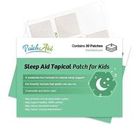 Patch Aid Sleep Aid for Kids - 30 Daily Topical Patches. 100% Natural & Vegan. Allergy & Filler Free. High Absorption and More bioavailable. Suitable for Sensitive stomachs & bariatric.