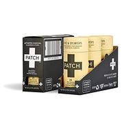 PATCH Bamboo Plasters for Bites & Splinters, Hypoallergenic, for Sensitive Skin - Latex Free, Activated Charcoal, 25pcs (3pack)