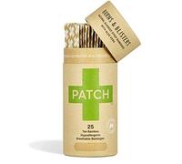 PATCH Bamboo Plasters for Burns & Blisters, Hypoallergenic Wound Care for Sensitive Skin, Latex Free, Aloe Vera 25pcs