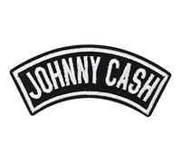 Patch Biker Kutten Front Tab, JOHNNY CASH, Motorrad Rocker Aufnäher Abzeichen