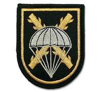 Patch BRIPAC Spanish Army Brigade "Almogavares" VI of Parachutists Land Army black gold thread