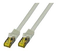 Patch Cable Cat.7 Plug RJ45 6 A S/FTP LSZH 0.5 m Grey