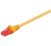 Patch cable patchcord U/UTP cat. 6 CCA yellow 7.5m 68428