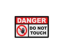 Patch Danger Do Not Touch Finger Away Equipment #39767