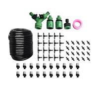 Patch Drip Irrigation - for Garden Automatic for System with Flexible Set Drippers PVC Tubing Watering Vegetable 20m Flower Bed Yard Flow DIY Easy Mount