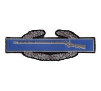 Patch, Embroidered Patch (Iron-On or Sew-On), Combat Infantryman Badge CIB Patch Military, 4.5" x 1.5"