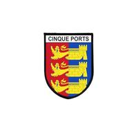 Patch Flag 5 Ports Tactical Print Embroidered Edge Self Gripping