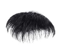 Patch for Men - Natural Black Topper Hairpiece, Short Men Topper Wig | Real Human Hairs Toupee Clip in Extension, Lightweight Mens Replacement for Bald Spots, Thinning Hairs Concealer, Easy