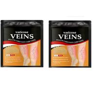 Patch for Treating Varicose Veins, Varicose Vein Plaster Patch, Varicose Vein Patch, Easy to Use and Remove 2PC