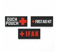 Patch Force - Ouch Pouch Rubber Patch for German Armed Forces, Police and Fire Brigade - For Tactical Backpacks, Medical Bags, First Aid Kits, IFAK - 7 cm x 3 cm