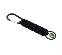 Patch Force - Paracord Lanyard with Carabiner and Key Ring for Police, Fire Brigade, Outdoor, Camping, Car, Motorcycle or Hiking/Keychain Lanyard for Men, Women or Children, black