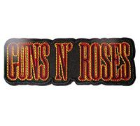 Patch group guns n roses red writing 12x4.5 cm red badge thermoadhesive hard rock