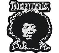 Patch Jimi Hendrix Face Gesicht Gitarre Biker Rocker Heavy Metal Aufnäher Aufbügler