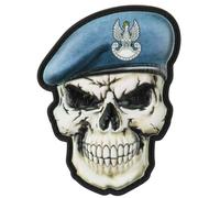 Patch M-Tac Skull in beret Coastal defence 3D PVC - Blue