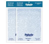 Patch Magic Adhesive, Washable Double-Sided Adhesive Patch Girl Scout Stickers for Scout Badges, Uniforms, Clothing Fabrics, Can be Freely Trimmed, No Ironing Required (2 Pack)