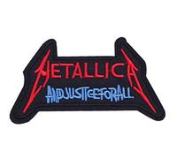 Patch Metallica and Justice for All 9.5x5.5 cm Rock roll Sticker