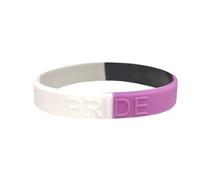 Patch Nation Asexual Gay Pride Lesbian LBGTQ Merged Flag Wristband Silicone Wristbands