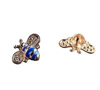 Patch Nation Bee Beekeeper Honeybee Cosplay Metal Pin Badge (Blue)