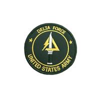 Patch Nation Delta Force Green Embroidered Airsoft Paintball Cosplay Patch