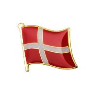 Patch Nation Denmark Danish Flag Metal Pin Badge