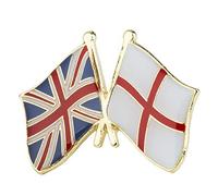 Patch Nation England Great Britain Union Jack Friendship Flag Metal Pin Badge