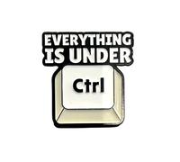Patch Nation Everything is Under CTRL Metal Pin Badge Brooch