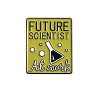 Patch Nation Future Scientist at Work Science Metal Pin Badge Cosplay Brooch