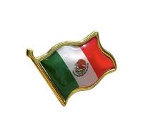 Patch Nation Mexico Mexican Flag Metal Pin Badge Brooch
