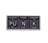 Patch Nation PUNK Periodic Table Science Cosplay Metal Pin Badge Cosplay Brooch