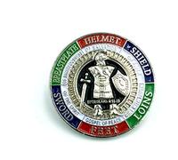 Patch Nation Put on the Full Armor of God Masonic Mason Cosplay Metal Pin Badge Brooch (Righteousness)
