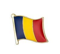Patch Nation Romania Romanian Flag Metal Pin Badge