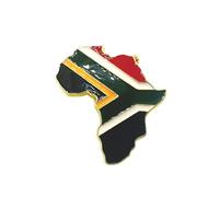 Patch Nation South Africa African Country Flag Metal Pin Brooch Badge