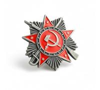 Patch Nation Soviet Uniform CCCP Red Star Order of the Patriot Metal Cosplay Pin Badge Brooch