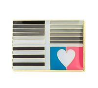 Patch Nation Straight Pride LGBT Flag Metal Pin Badge