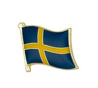 Patch Nation Sweden Swedish Flag Metal Pin Badge