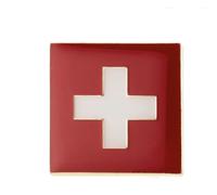 Patch Nation Switzerland Swiss Flag Metal Pin Badge Brooch