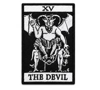 Patch Nation Tarot Cards Iron on Sew On Embroidered Patch (The Devil 3)