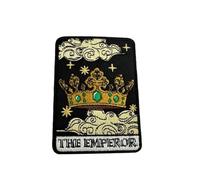 Patch Nation Tarot Cards Iron on Sew On Embroidered Patch (The Emperor)