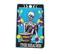 Patch Nation Tarot Cards Iron on Sew On Embroidered Patch (The Reader)