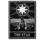 Patch Nation Tarot Cards Iron on Sew On Embroidered Patch (The Star 2)