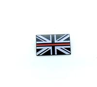 Patch Nation Thin Red Line Union Jack Fire Service Metal Pin Badge