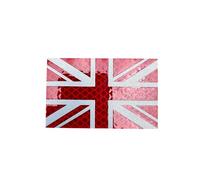 Patch Nation Union Jack Great Britain United Kingdom Red Reflective Flag Laser Cut Airsoft Morale Patch