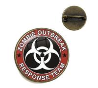 Patch Nation Zombie Outbreak Response Team Cosplay Pin Badge Brooch