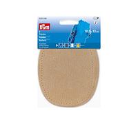 Patch.nubuckleath(sew.) 10,5x13cm bei.